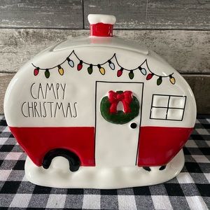 Rae Dunn Campy Christmas Canister
